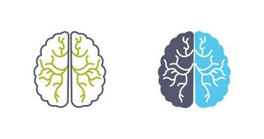 hersenen vector pictogram