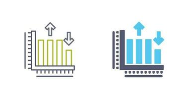 bar diagram vector icoon