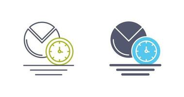 cirkeldiagram vector pictogram