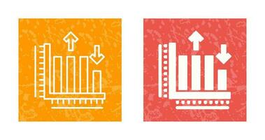 bar diagram vector icoon