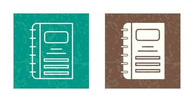 notebook vector pictogram