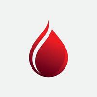 bloed logo vectorillustratie vector
