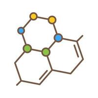 molecuul vector pictogram