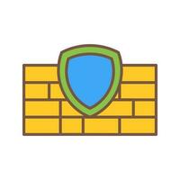 firewall vector pictogram