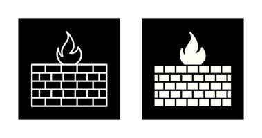 firewall vector pictogram