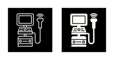 echografie machine vector icoon
