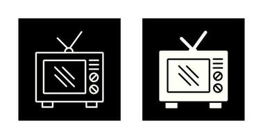 oud TV vector icoon