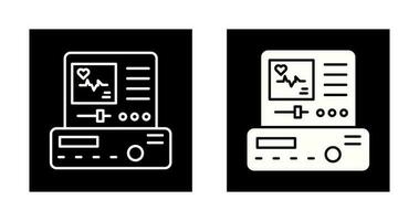 elektrocardiogram vector icoon