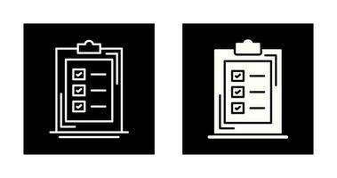 controlelijst vector pictogram