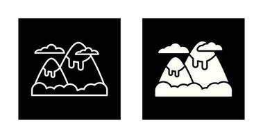 berg vector pictogram