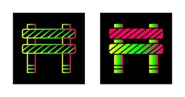 uniek barrière vector icoon