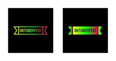 oktoberfeest banier vector icoon