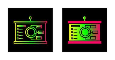 presentatie vector pictogram