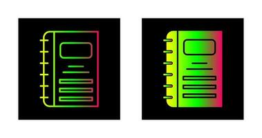 notebook vector pictogram