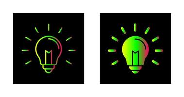 gloeilamp vector pictogram