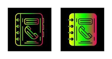 telefoonboek vector pictogram