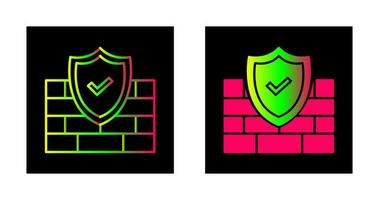 firewall vector pictogram