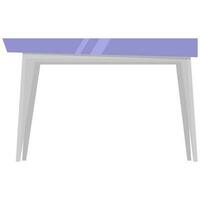 geïsoleerd tafel element in grijs en Purper kleur. vector