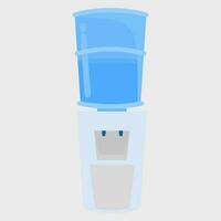 water dispenser icoon in blauw kleur. vector