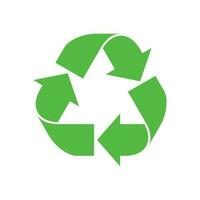 groen recycle teken vector