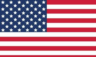 vector afbeelding van Amerikaanse vlag