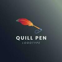 helling schacht pen logo sjabloon ontwerp vector