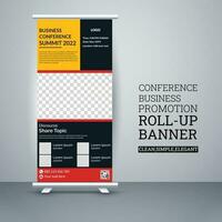 multi doel bedrijf evenement oprollen banners vector