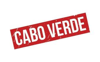 cabo verde rubber postzegel zegel vector