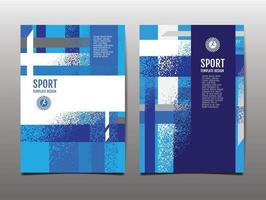 sport ontwerp lay-out sjabloon ontwerp sport achtergrond vector