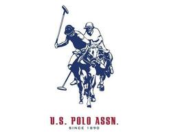 ons polo ass merk symbool logo met naam kleren ontwerp icoon abstract vector illustratie