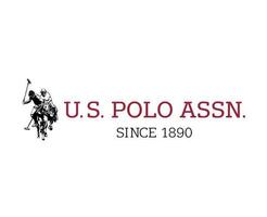 ons polo ass merk logo symbool zwart en rood kleren ontwerp icoon abstract vector illustratie