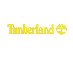 Timberland merk symbool geel logo kleren ontwerp icoon abstract vector illustratie