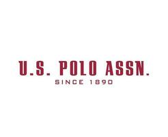 ons polo ass merk symbool logo naam rood kleren ontwerp icoon abstract vector illustratie