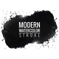 moderne zwarte aquarel achtergrond vector