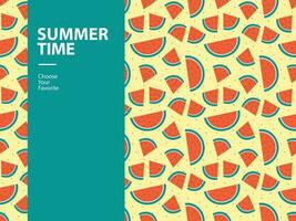 zomer uitverkoop vakantie element partij vector vakantie tropisch blauw poster strand seizoen icoon naadloos