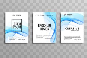 moderne zakelijke brochure set vector