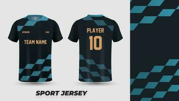 voetbal Jersey ontwerp, t overhemd Jersey mockup vector