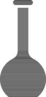 beker of fles icoon in glyph stijl. vector