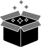 illustratie van magie doos icoon. vector