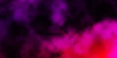 donkerpaars, roze vectortextuur met bewolkte hemel. vector