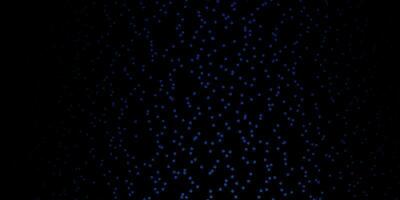 donkerblauwe vectorlay-out met heldere sterren. vector