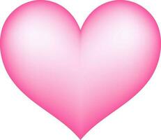 geïsoleerd roze hart icoon. vector