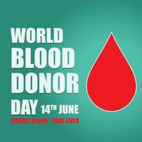 wereld bloeddonor dag vector illustratie ontwerp