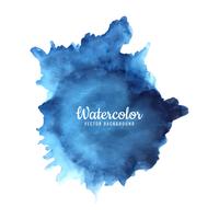 moderne blauwe waterverfachtergrond vector