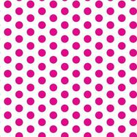 roze groot polka punt patroon Aan wit kleur achtergrond vector