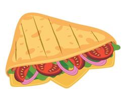 heerlijk Quesadilla Mexicaans voedsel icoon vector