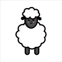 schapen familie vector dier ontwerp sjabloon