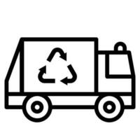 recycling vrachtauto icoon , opslaan wereld , aarde eco vector