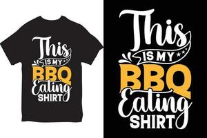 bbq t-shirt ontwerp, grappig bbq t overhemd ontwerp, vader dag typografie bbq overhemden ontwerpen vector