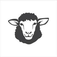 schapen hoofd icoon. lam hoofd symbool icoon ontwerp. schapen hoofd icoon. vector illustratie.